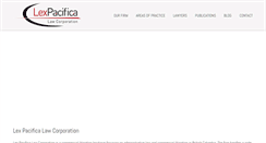 Desktop Screenshot of lexpacifica.com