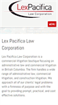 Mobile Screenshot of lexpacifica.com